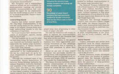 Marine Ins.- Shippers get state help Part 2